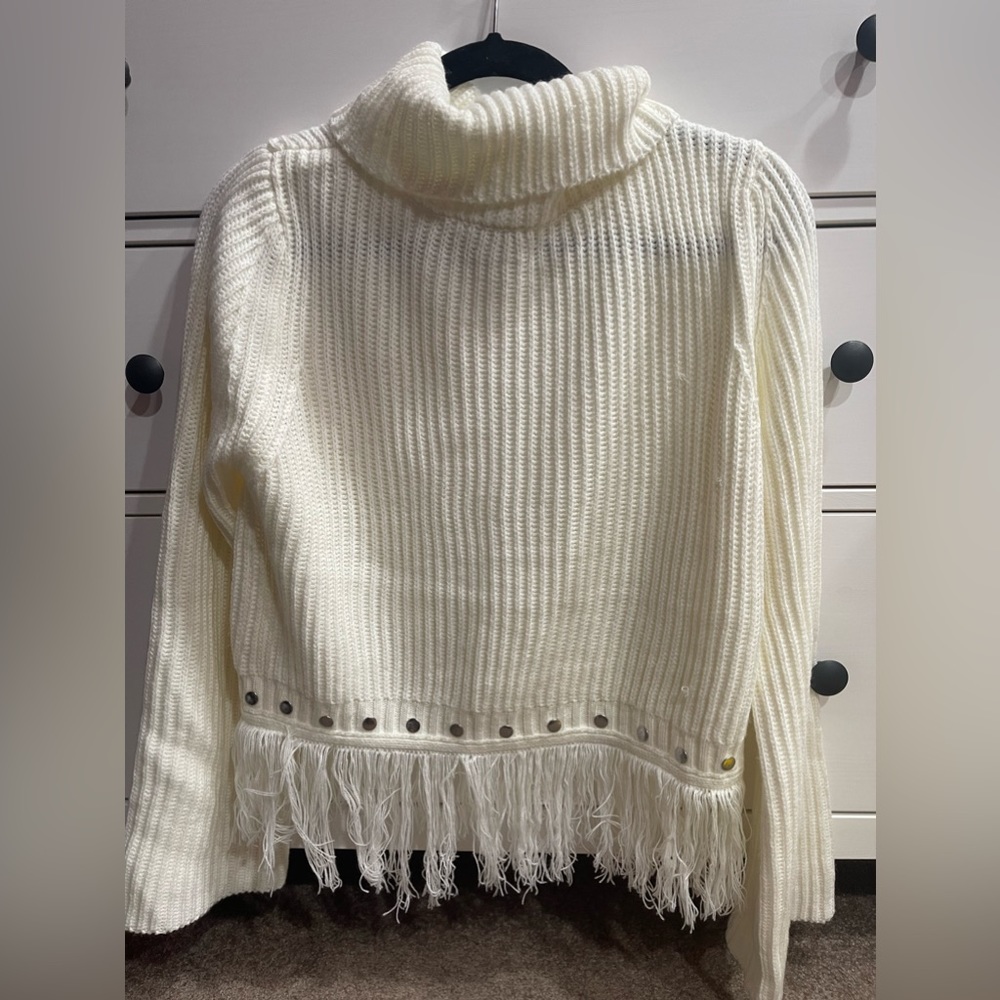 Lulus fringe sweater
